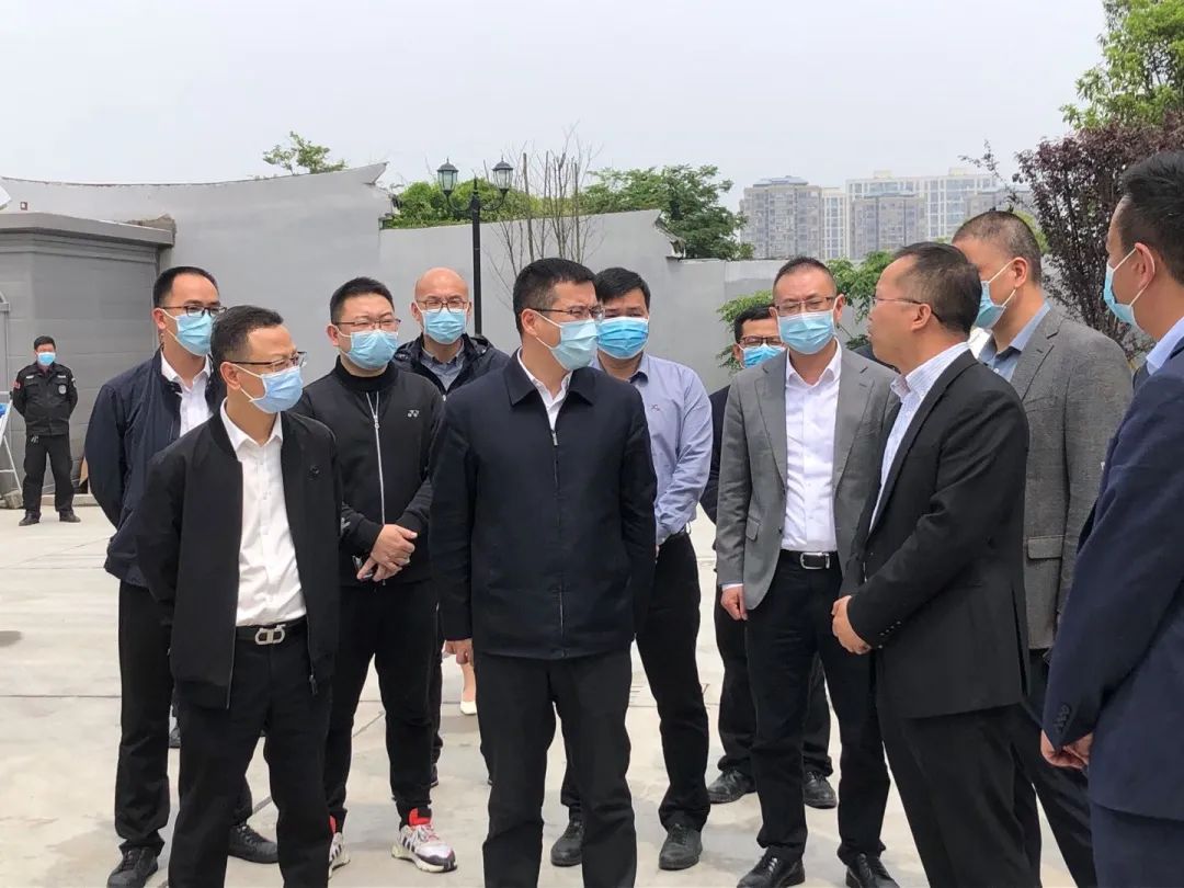 县委书记章寿禹视察省印包装备产业创新服务综合体新园区建设情况